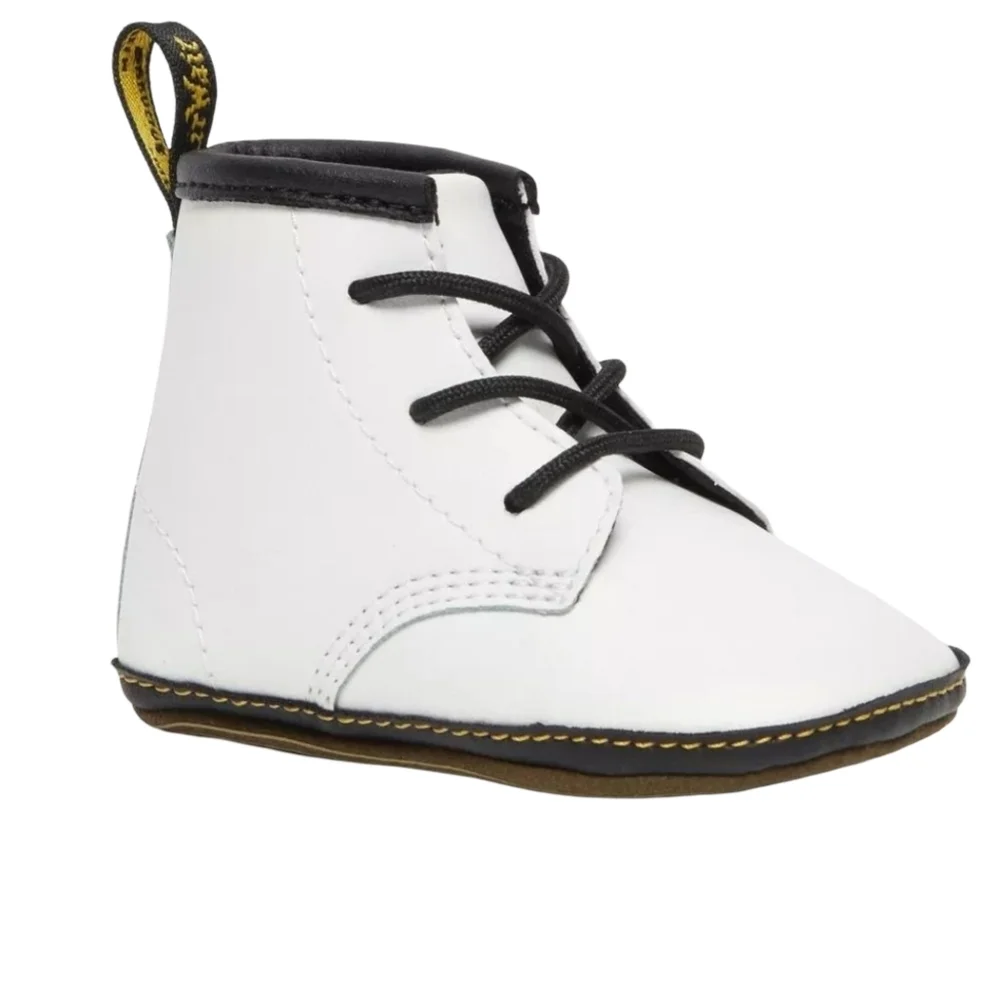 Dr. Martens 1460 Crib Baby Boots - White Size 3 Brand NEW in Box